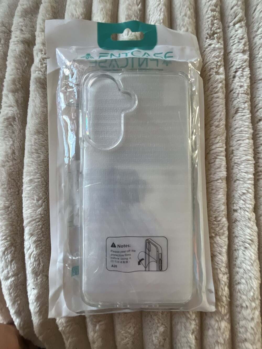 FNTCASE Clear Military Grade Drop Protection Case for Samsung Galaxy A26 5G